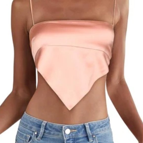 DANIELLE BERNSTEIN Tops - DANIELLE BERNSTEIN Women's Handkerchief Cropped Tank Top - NWT